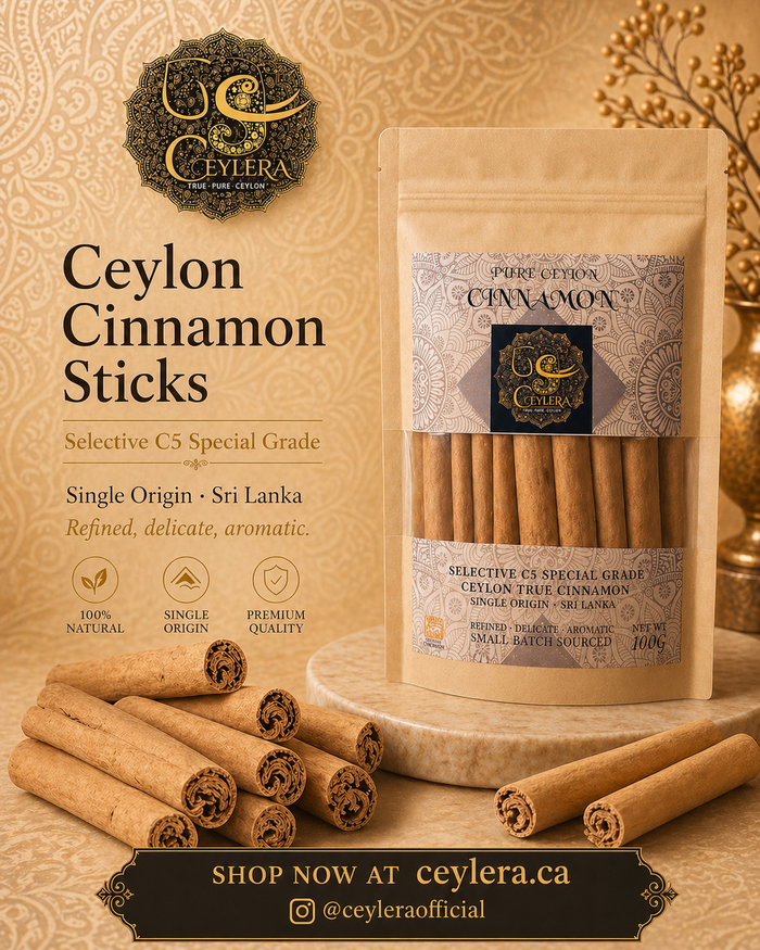 Premium Ceylera Reserve Ceylon cinnamon sticks sourced from Sri Lanka
