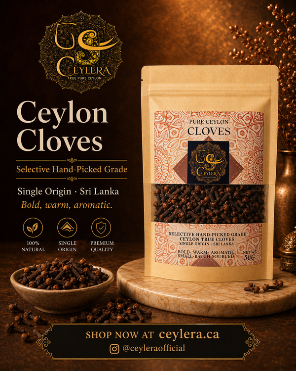 Ceylera whole cloves gift set – hand-selected Sri Lankan spice bundle for mom